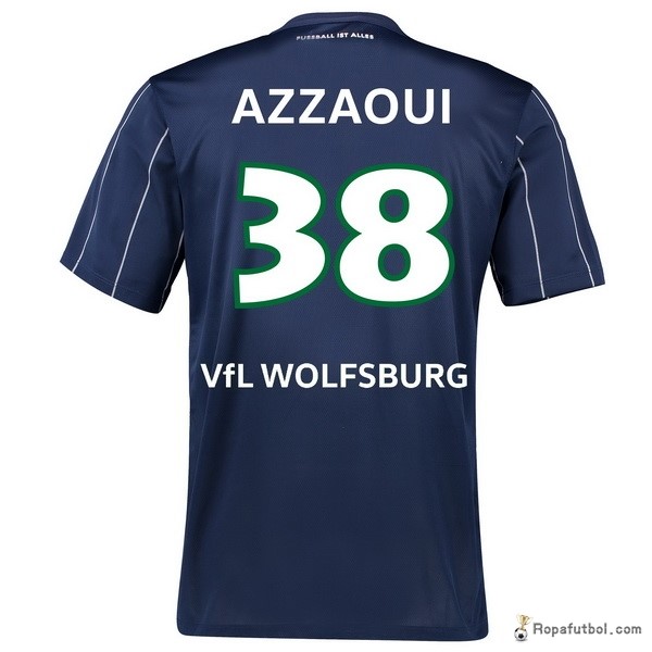 Camiseta VfL Wolfsburgo Replica Tercera Ropa Azzaoui 2016/17 Azul